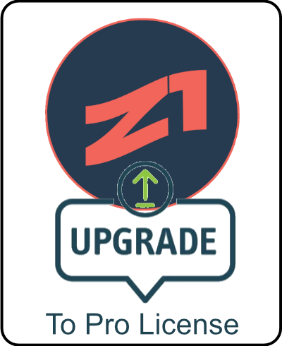 Upgrade to Pro license